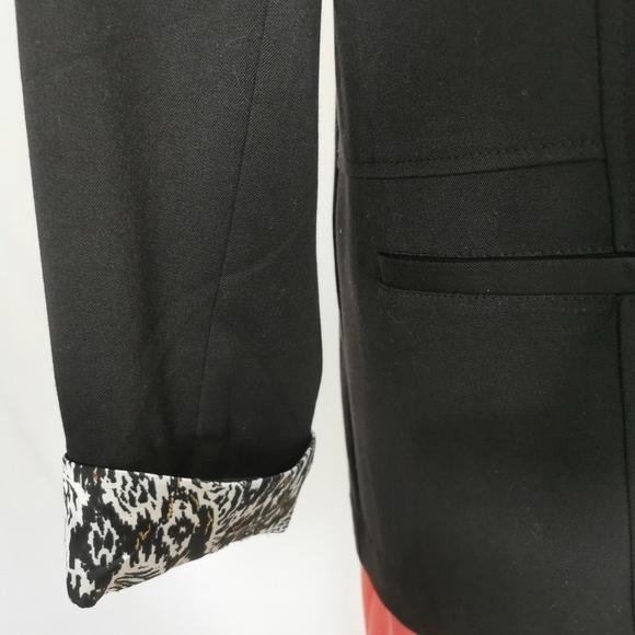 NWOT IMAN Single Button Black Blazer - Sz L - Picture 3 of 8